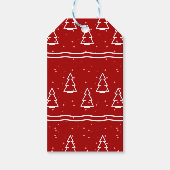 Christmas Pattern 116 Gift Tags (Front)