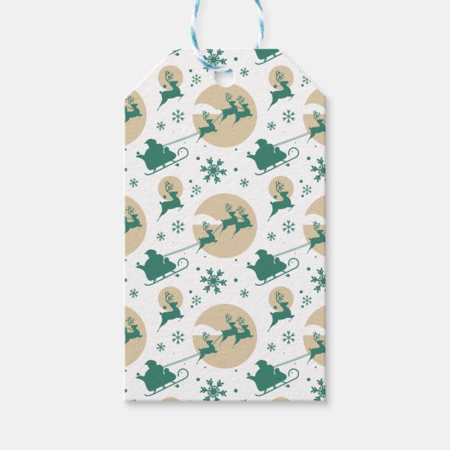 Christmas Pattern 118 Gift Tags (Front)