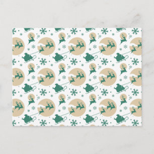 Christmas Pattern 118 Postcard