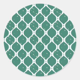 Christmas Pattern 119 Classic Round Sticker