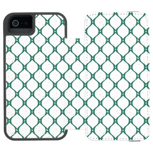 Christmas Pattern 120 Incipio iPhone Wallet Case (Folio Open)