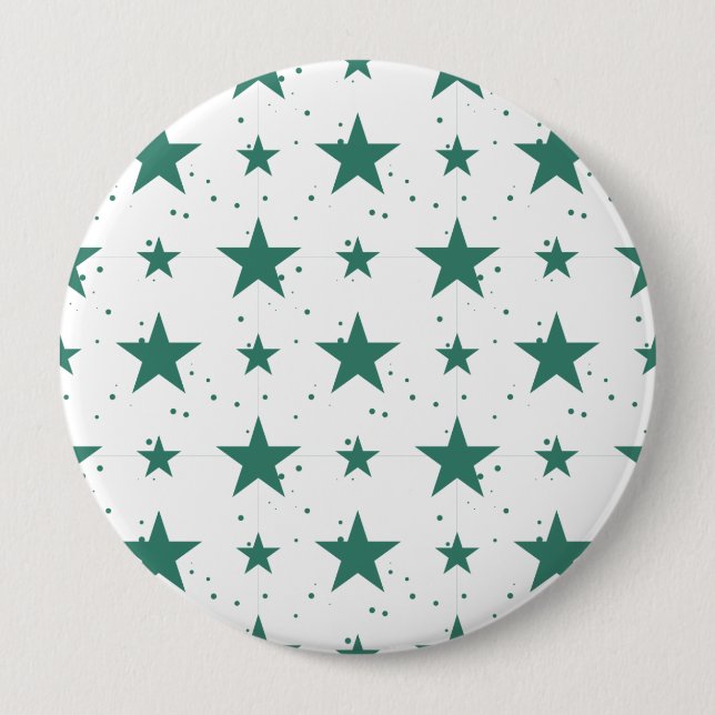 Christmas Pattern 123 10 Cm Round Badge (Front)