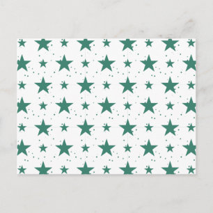 Christmas Pattern 123 Holiday Postcard