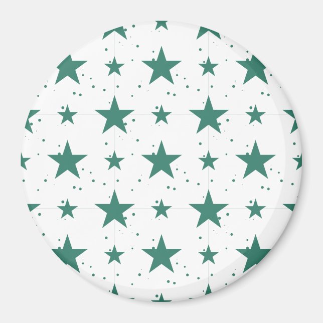 Christmas Pattern 123 Magnet (Front)