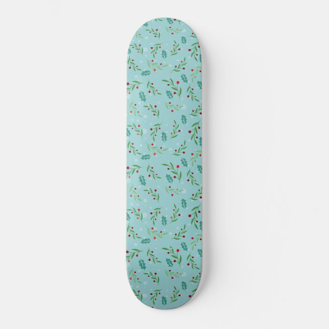 Christmas Pattern 126 Skateboard (Front)