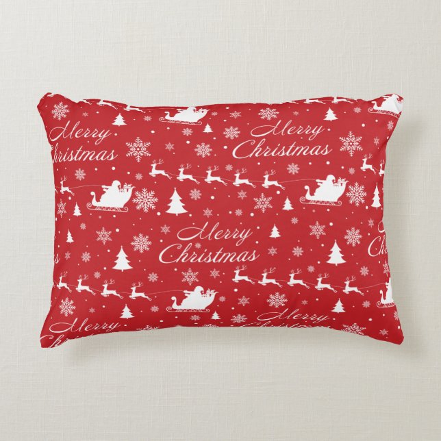 Christmas pattern 2 copy decorative cushion (Front)