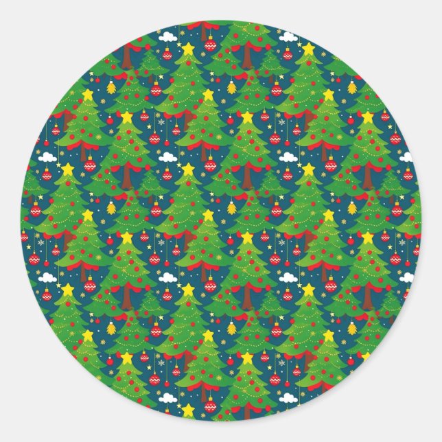 Christmas Pattern 2 - Sticker (Front)