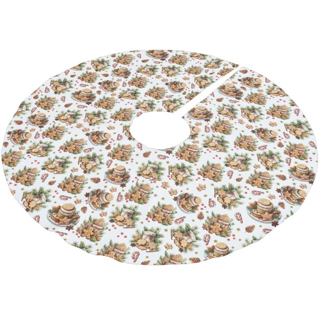 Christmas Pattern 2 Tree Skirt (Angled)