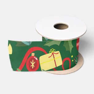 Christmas Pattern 5 Satin Ribbon