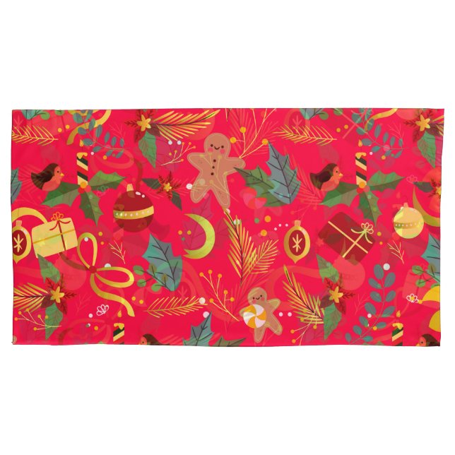 Christmas Pattern 6 Pillowcase (Front)