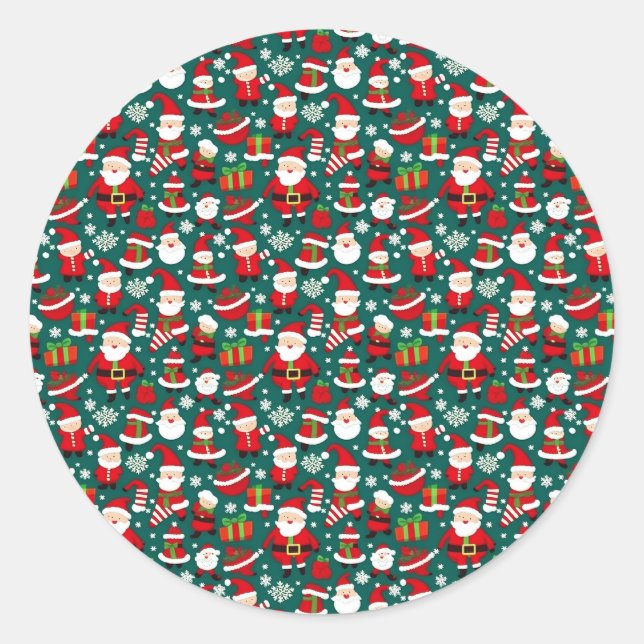 Christmas Pattern 6 - Sticker (Front)