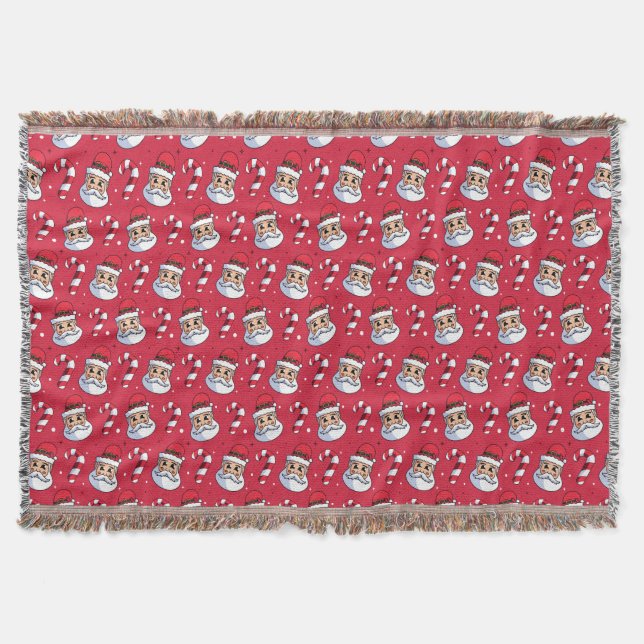 Christmas Pattern 89 Throw Blanket (Front)