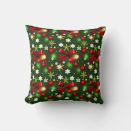 Christmas Pattern 8 - Throw Pillow