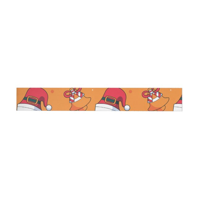 Christmas Pattern 90 Wrap Around Label (Individual)