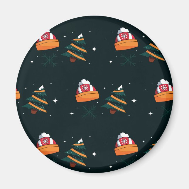 Christmas Pattern 91 Magnet (Front)