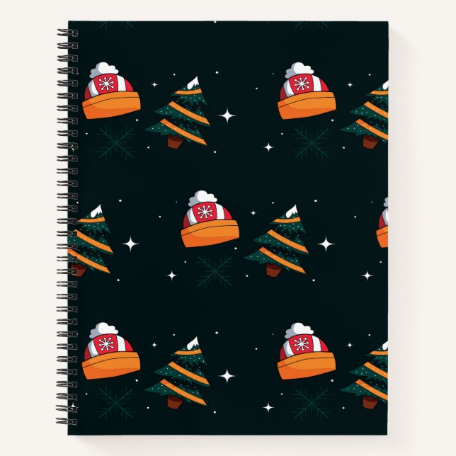 Christmas Pattern 91 Notebook (Front)