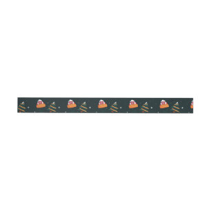 Christmas Pattern 91 Wrap Around Label