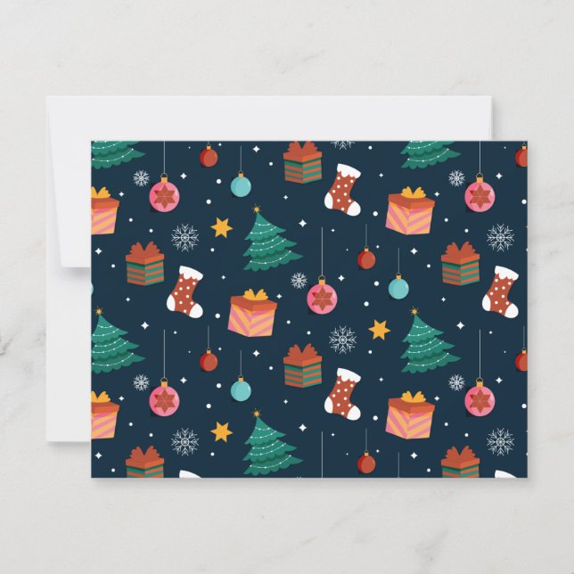 Christmas Pattern 96 Card (Front)