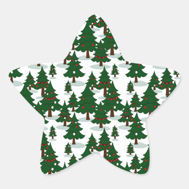 Christmas Pattern 9 - Sticker (Front)