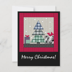 Christmas pattern, applique, new year, christmas t save the date