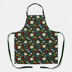 Christmas pattern apron