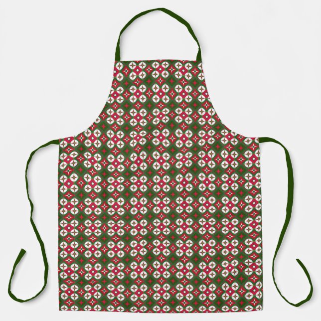 Christmas Pattern  Apron (Front)