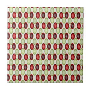Christmas Pattern Ceramic Tile