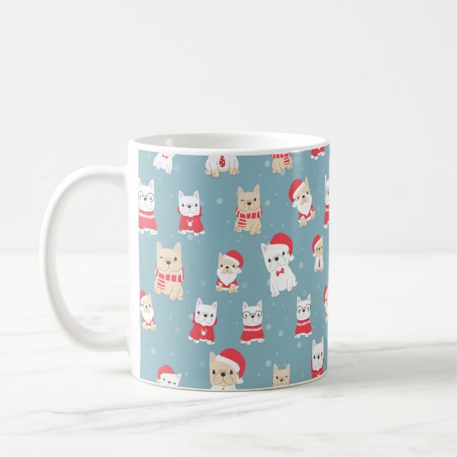 Christmas Pattern Coffee Mug (Left)