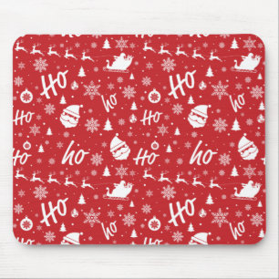 Christmas pattern copy mouse pad