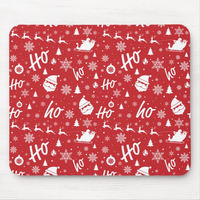 Christmas pattern copy mouse pad (Front)