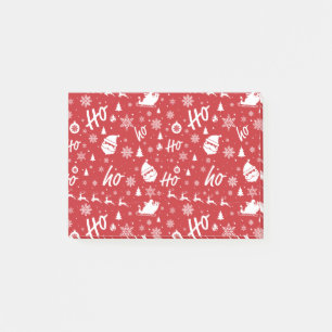 Christmas pattern copy post-it notes