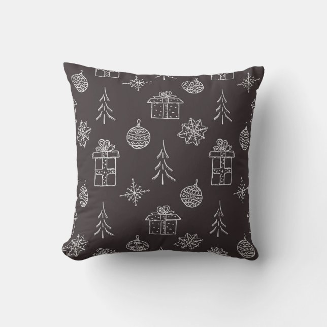 Christmas Pattern Cushion (Front)