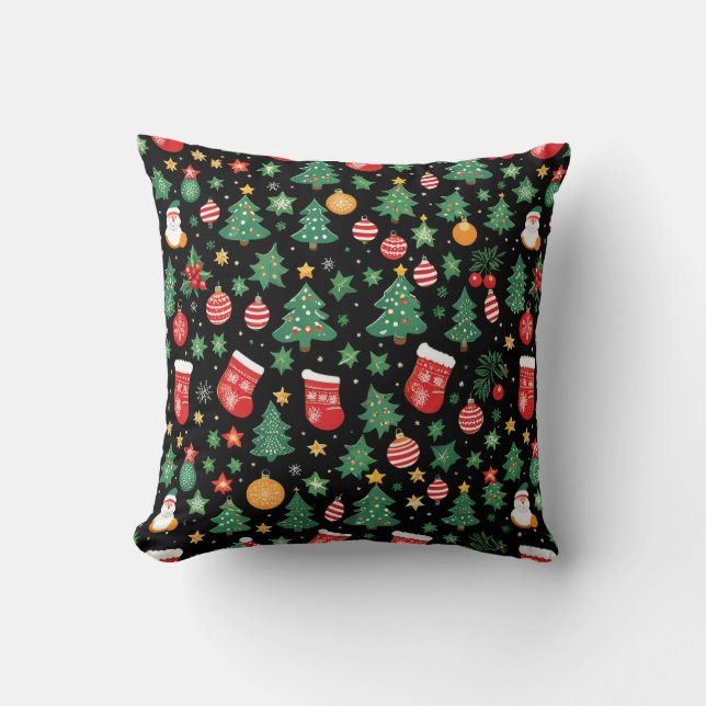 Christmas pattern cushion (Front)
