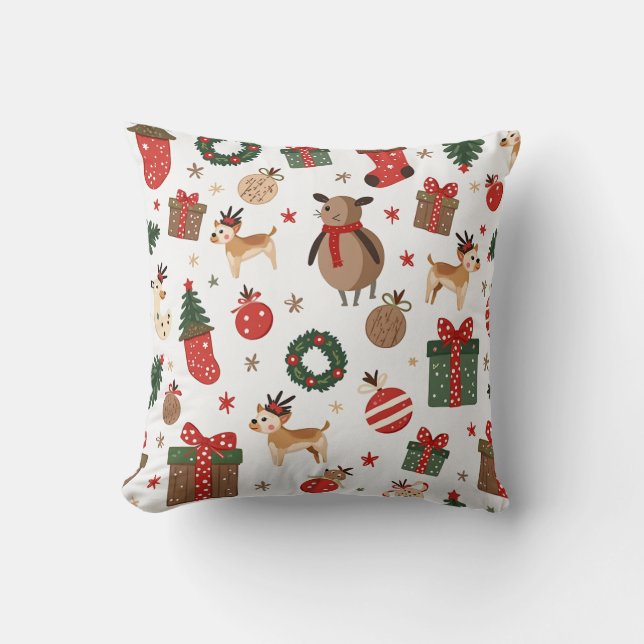 Christmas pattern cushion (Front)