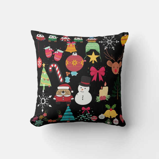 Christmas pattern cushion (Front)