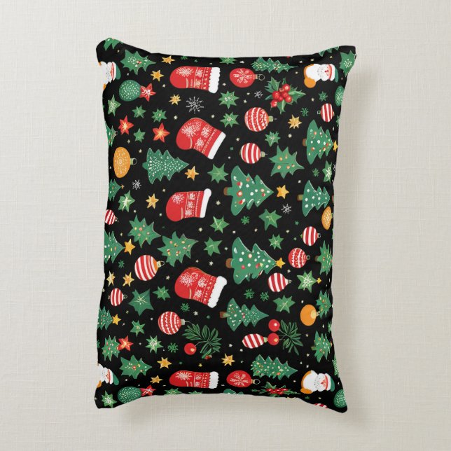 Christmas pattern cushion (Back(Vertical))