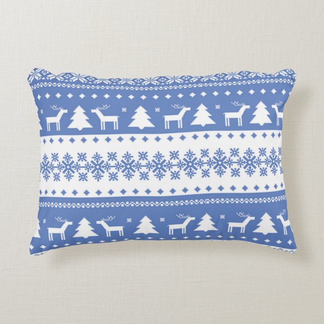Christmas Pattern Decorative Cushion (Front)
