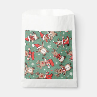 Christmas Pattern Envelope Favour Bag
