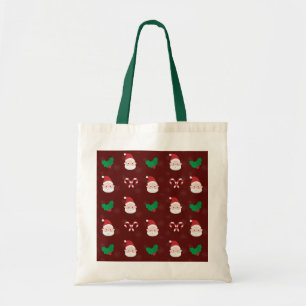 Christmas Pattern Forest Budget Tote Bag