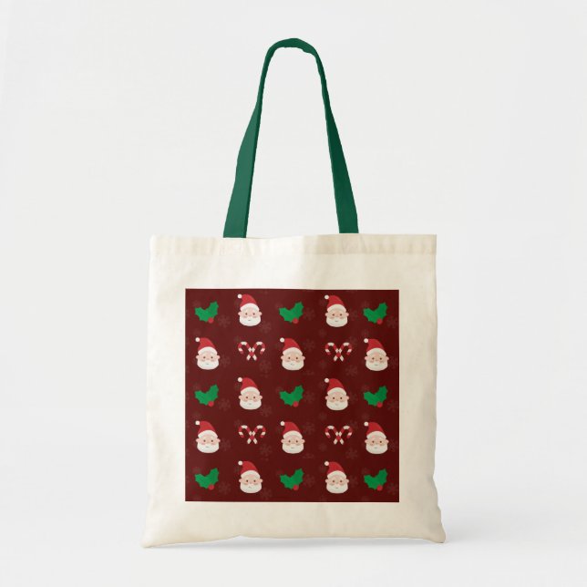 Christmas Pattern Forest Budget Tote Bag (Front)