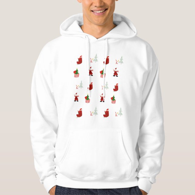 Christmas Pattern Fun  Hoodie (Front)