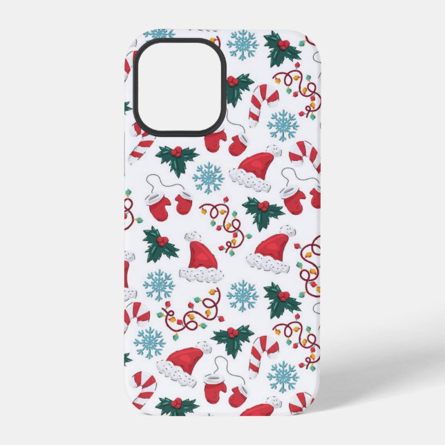 Christmas Pattern iPhone Case (Back)