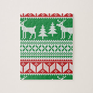 Christmas pattern jigsaw puzzle