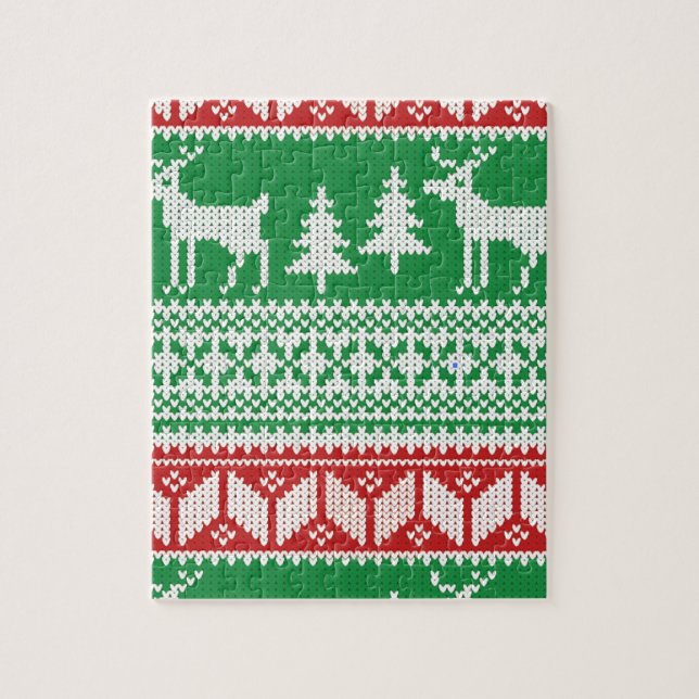 Christmas pattern jigsaw puzzle (Vertical)