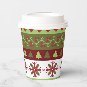 Christmas Pattern Paper Cup
