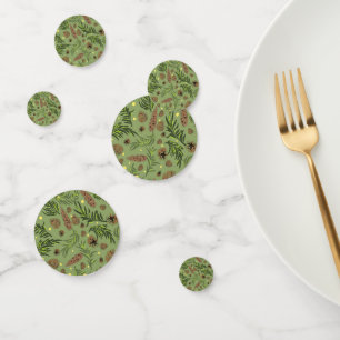 Christmas Pattern, Pine Snow 11 Confetti