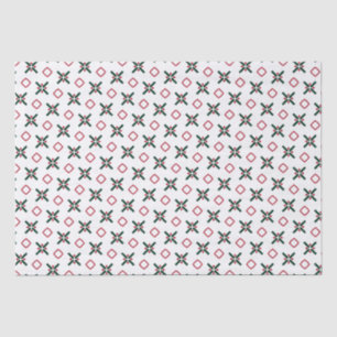 Christmas Pattern Red White and Green Tissue Paper