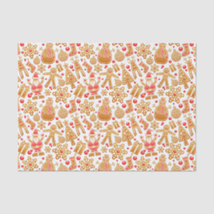 Christmas Pattern-Santa Claus Tree Rudolph Snowman Tissue Paper