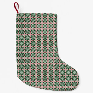 Christmas Pattern Small Christmas Stocking