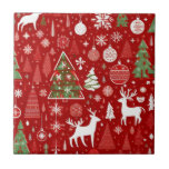 Christmas pattern snowman santa trees grey decor ceramic tile<br><div class="desc">Christmas decor snowman Christmas trees Christmas ornaments lovely snowmen lovely cute Christmas pattern looks great for the holiday season for gifting and and room decor. Great on gift wrapping paper gift boxes gift wrapping sheets. Lovely design for home decor ornaments Christmas tree decor cute design for anything you need about...</div>
